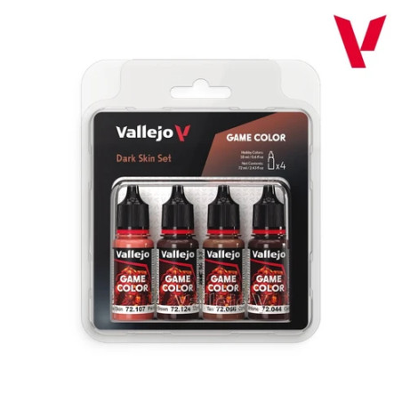 GAME COLOR SET: PIEL OSCURA 18ml (4)